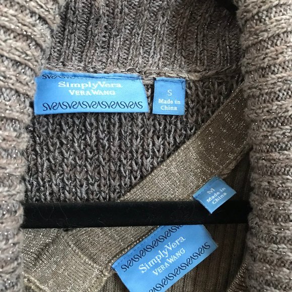 Simply Vera Vera Wang Sweater Dress and Sweater - Picture 3 of 6